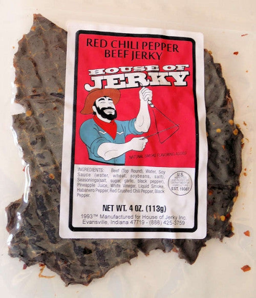 Handmade Premium Beef Jerky – 5 Pounds, Red Pepper, Gluten-Free, US Seller