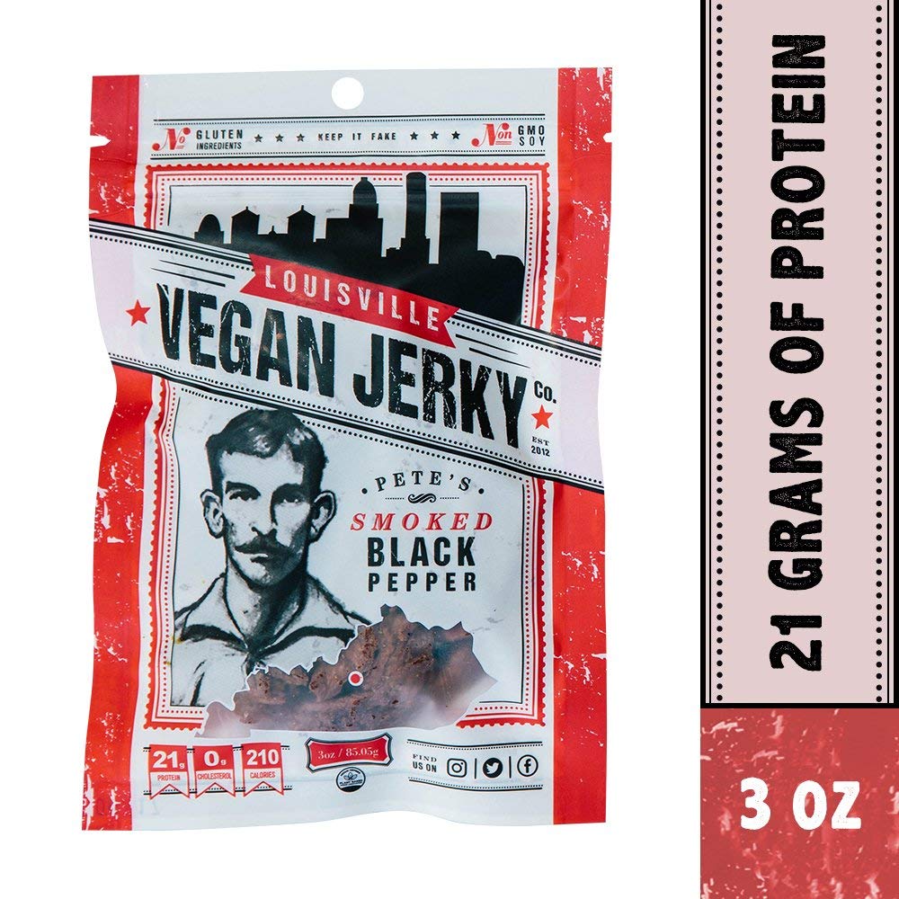 Smoked Black Pepper Vegan Jerky