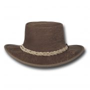Kangaroo Stonewash Leather Hat