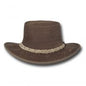 Kangaroo Stonewash Leather Hat