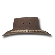 Kangaroo Stonewash Leather Hat