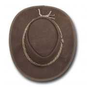 Kangaroo Stonewash Leather Hat