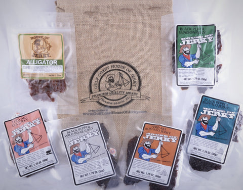 Exotic Jerky Alligator,Buffalo Elk , Wild Boar, Venison 