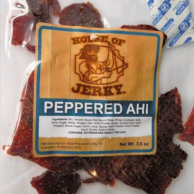 Peppered Ahi Tuna Jerky